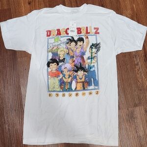 Dragonball Z Shirt Mens M White Anime Tee ADULT MEDIUM NEW WITH TAGS